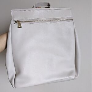 NWT Miniso Beige Neutral Minimalist backpack